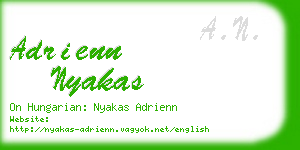 adrienn nyakas business card